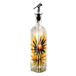 Grant Howard Hand Painted Floral Oil Vinegar Glass Cruet Bottle, 16-OZ. Fixed Price $17.91.