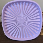 Vintage Tupperware Replacement Lid 839-5 Made Usa Purple 7 1/4" Genuine Oem. Fixed Price $6.74.