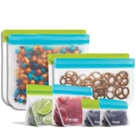 (re) Zip 8-PIECE Deluxe Bundle Reusable Storage Bags Bpa-, Food Leakproof.... Fixed Price $40.73.