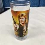 Han Solo Star Wars 2011 Drinking Tall Glass 12 Oz New Hope Collectible Vandor. Fixed Price $8.99.