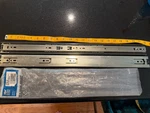 Knape And Vogt 8400P Series 22" Full Extension 100 Lb - Chrome Drawer Slide Set. Fixed Price $39.00.