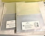(2) Hallmark AR1001 Recipe Book Clear Two Pocket Refill Pages X 16 = 32 Pgs. Fixed Price $23.88.