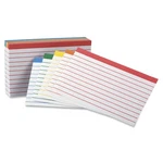 Oxford Assorted Color Coded Ruled Index Cards 3X5 Inches 100 Count Pack. Fixed Price $6.19.