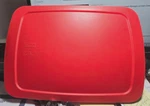 Pyrex C-233-PC Quart Red Easy Grab Plastic Replacement Lid Free Ship. Fixed Price $18.00.