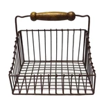 Ctw Home Collection Primitive Farmhouse Metal Napkin Holder Wooden Handle -. Fixed Price $89.79.