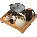 Holdn Storage Bamboo Wooden Pull Out Cabinet Organizer 22"W X 21"D Requires .... Fixed Price $96.79.