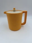Vintage Tupperware #1575-5 Pitcher Yellow Push Button Seal 1.5 Qt. Fixed Price $12.99.