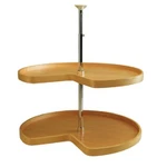 Omega National Products 32" Wood Kidney Shelf Lazy Susan T8232K30MNL1 Maple. Fixed Price $125.00.