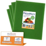 Bluapple Freshmats - Refrigerator Bin Liners, Fridge Drawer 12X15, Green. Fixed Price $24.64.