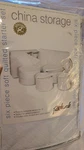 New China Storage Six Piece Starter Set Richards. Fixed Price $30.00.