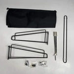 Rev Shelf Cloth Tilt Out Fabric Hampers 24" Wide 14" Deep Black CTOHSL-24-1. Fixed Price $100.80.