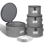 Kukikan China Storage Containers, 4PCS Hard Shell Dish Wit.... Fixed Price $57.00.
