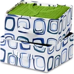 Of 2 Blue White Folding Storage Drawers Clothing Crafts College Linen Closet. Fixed Price $5.00.