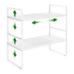 Locvcda Expandable Kitchen Cabinet Shelf Organizer Rack Heavy Duty Metal Spice. Fixed Price $83.31.