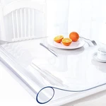 16X48 Inch Upgraded Clear Pvc Table Cover Protector 1.5MM Thick Crystal Vinyl.... Fixed Price $33.48.