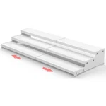 Jojocross Rack Organizer For Cabinet, 3 Tier Expandable Spices Storage,.... Fixed Price $52.39.