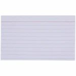 Universal 47210 Ruled Index Cards, 3 5, White, 100/PACK. Fixed Price $10.44.