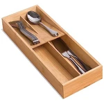 Guiogc Bamboo Silverware Drawer Organizer, Kitchen SMALL-02. Fixed Price $22.99.