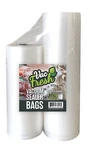 Fresh Food Vacuum Sealer Rolls 8" X 50' & 11" 2 3.5MIL VF811C. Fixed Price $22.64.
