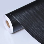 Practicalws Black Wood Contact Paper 17.7"X787.4" Peel & Stick Self-adhesive. Fixed Price $83.32.