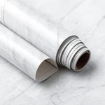 Marble (white, 24" X 78", 1 Pack) Premium Peel And Stick Wallpaper For .... Fixed Price $57.06.