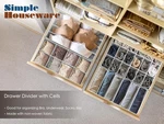 Simple Houseware 4-PACK Drawer Organizer Closet Dividers For Underwear, So. Fixed Price $27.15.