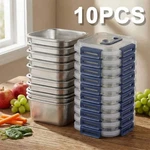 Stainless Steel Food Containers 2-10PCS Airtight Leakproof Meal Prep Lunch Box. Fixed Price $56.74.