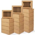 Moretoes 32PCS Cookie Boxes, 8X6X2.5 Bakery With Window Styles, For C.... Fixed Price $23.61.