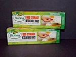 Boxes Food Storage Resealable Bags 20 Quart Size Each New (d). Fixed Price $16.99.
