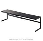 Yamazaki Tower Expandable Countertop Shelf Black Steel 36.25-22.25"X 9.25" New. Fixed Price $57.90.