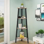 4-TIER Corner Shelf Metal Home Rack Bookcase Plant Display Stand Natural. Fixed Price $37.99.