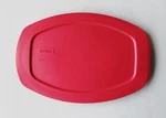 Pyrex C-702-PC Red 1.3 Quart Oval Easy Grab Plastic Storage Lid. Fixed Price $7.75.