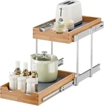 Ocg 2 Tier Pull Out Drawer For Cabinet Wood Organizer. Fixed Price $155.96.