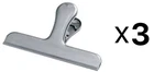 Norpro Stainless Steel Jumbo Bag Clip, 4 Inches (3-PACK). Fixed Price $20.91.