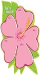 Amscan Tropical Flower Summer Party Invitation Card (50 Piece), Pink/green, 5/. Fixed Price $14.99.