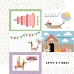 Echo Park Party Animal Double-sided Cardstock 12X12-6X4 Journaling. Fixed Price $25.08.