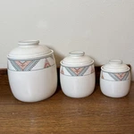 Mikasa Intaglio CAC24 Santa Fe 6 Pc Canister Set Southwest Aztec Kitchen Storage. Fixed Price $25.90.