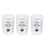 Set Of 3, Lustroware Airtight Food Storage Container With Screw Top Lid. Fixed Price $24.99.