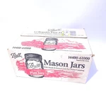 Sealed Box Vtg Case Of 12 Ball Pint Mason Jars W Bands & Dome Lids 14400-61000. Fixed Price $45.12.