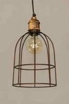 Studio 35 Iron And Wood Pendant Light (rust & Natural Finish). Fixed Price $69.00.