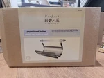 New Perfect Home Paper Towel Holder: 13-1/2" X 8" Brushed Stainless Steel. Fixed Price $30.00.