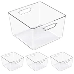Sorbus 8 Pack Large Square Stackable Storage Bins With Handles. Fixed Price $47.99.