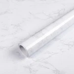 Abyssaly Glossy Marble Contact White Wallpaper Peel And Stick Self Adhe.... Fixed Price $9.03.