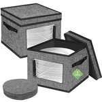 Homyfort China Storage Containers With Lid Handles, Dinnerware Bo.... Fixed Price $35.11.