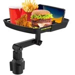 Kelofam Larger Cup Holder Tray, 10 Inch Car Food For Eating, Black. Fixed Price $36.26.
