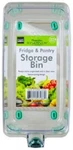 Kole Imports Handy Fridge Pantry Storage Bin, 11.1" X 4.75" 3.75", Clear. Fixed Price $10.19.