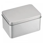 Uxcell Metal Tin Box, 4.21" 2.87" 2.36", Silver Tone. Fixed Price $14.52.