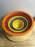 Zak Designs 5 Piece Melamine Confetti Nesting Mixing Bowls Colorful Durable Xl. Fixed Price $85.00.
