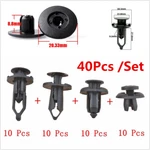40PCS Car Body Rivet Push Pin Plastic Fastener Retainer Bumper Fender Trim Clips. Fixed Price $7.99.