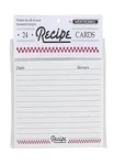 Hic Kitchen Weatherbee Recipe Cards, 3-INCHES X 5-INCHES, Set Of 24. Fixed Price $14.85.